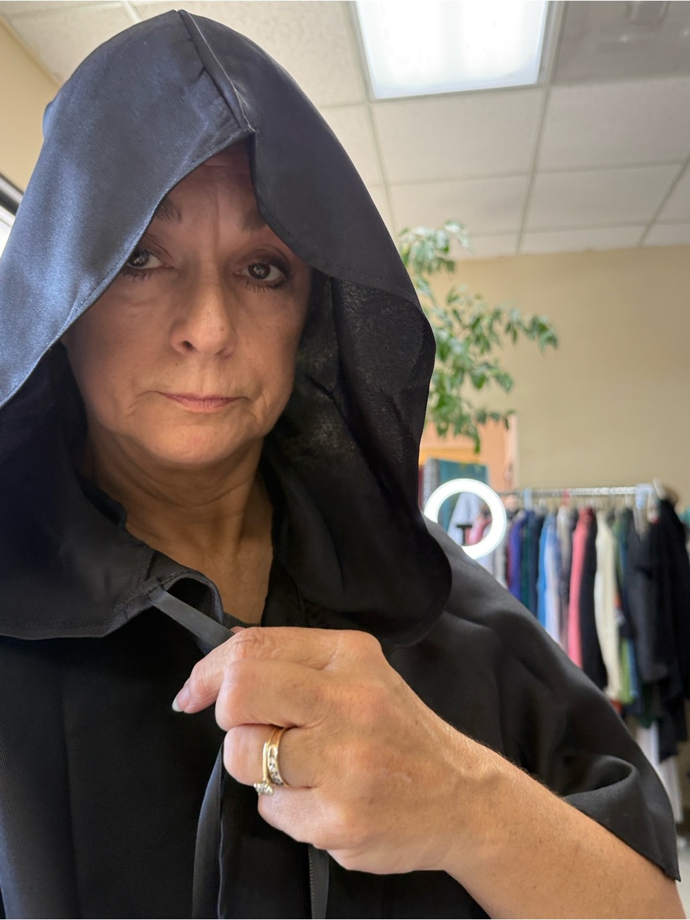 Men's Black Hooded Coat - Classic Hooded Cape Halloween same day shipping-party